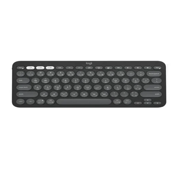 Logitech Keyboard Pebble Keys 2 K380s Bluetooth Keyboard - Tonal Graphite (English/Arabic)