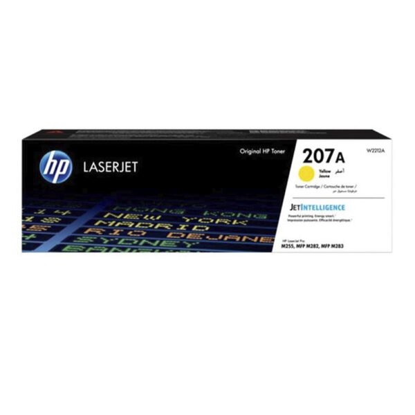 HP 207A Yellow W2212A Toner - Brilliant and Professional Yellow Printing