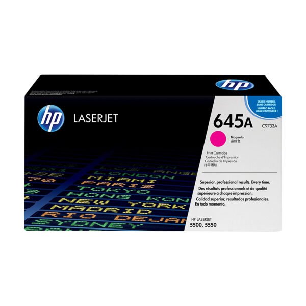 HP 645A Magenta C9733A Toner - Original LaserJet Cartridge for Vibrant Color Prints