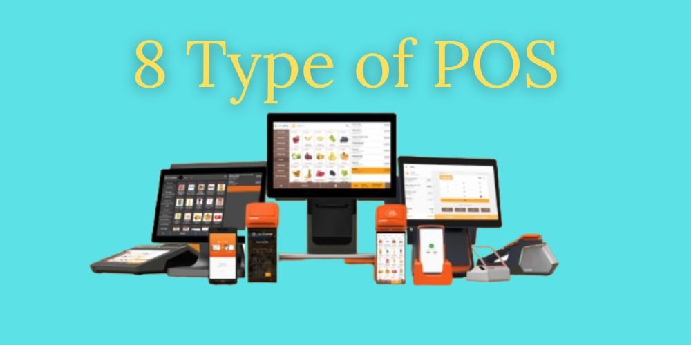 image of eight different type of pos system