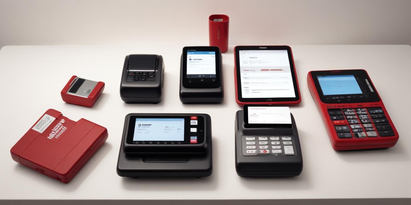 image of different type of mobile pos