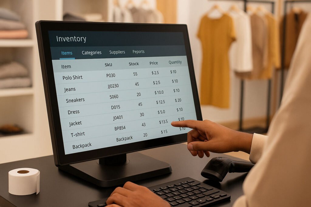 point of sale screens
